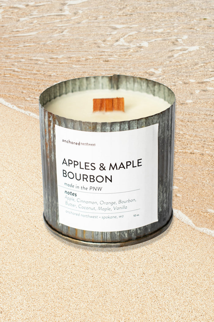 Apples & Bourbon Rustic Candle
