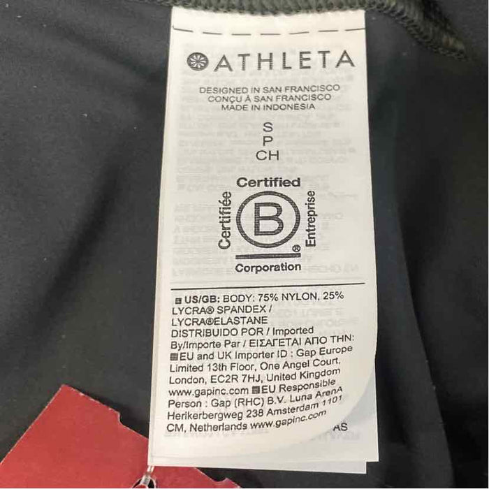 Athleta Size S Women's Gray Solid Yoga Pants Activewear Pants