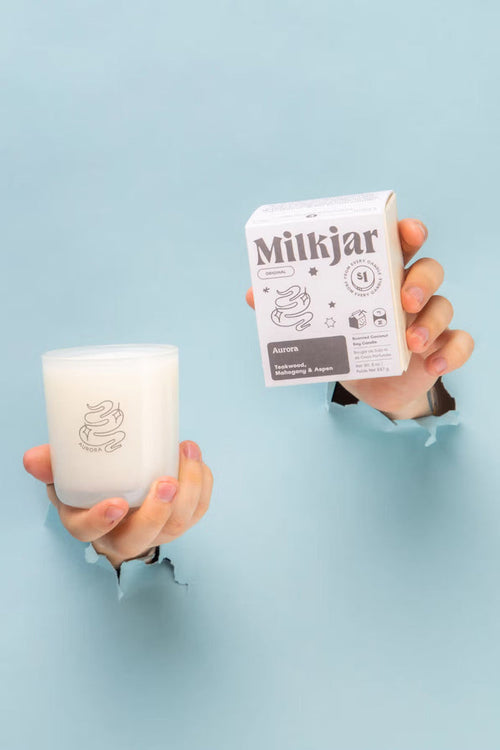 Aurora Milk Jar Candle