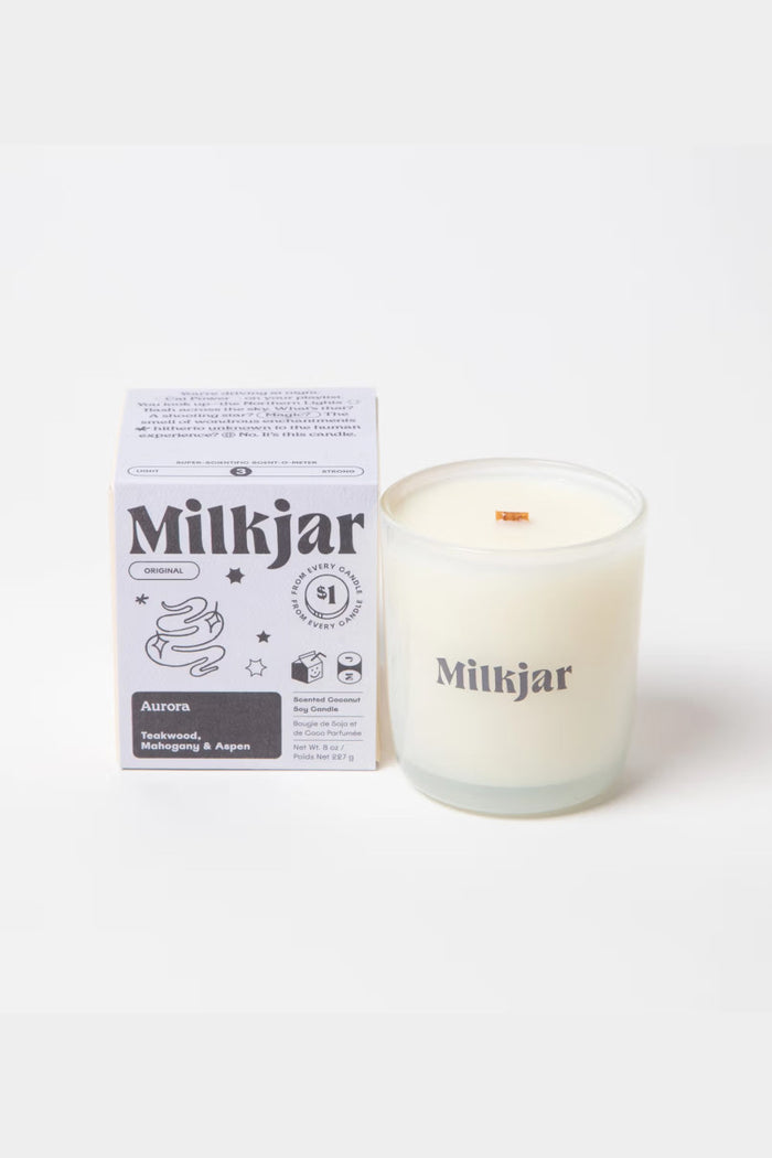Aurora Milk Jar Candle
