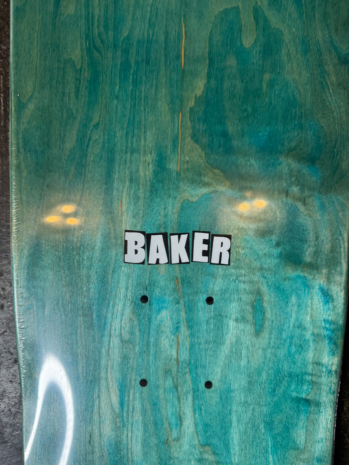 Baker Red/White Logo Deck - 8.0