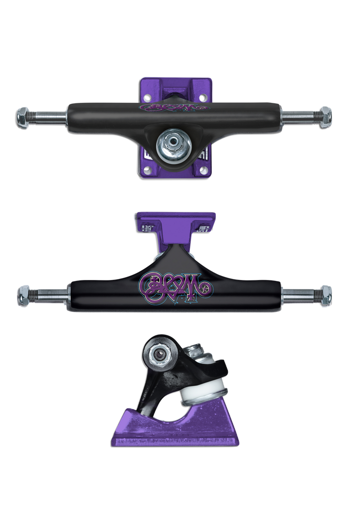 BAM X Slappy ST1 Hollow - Black/Purple Trucks