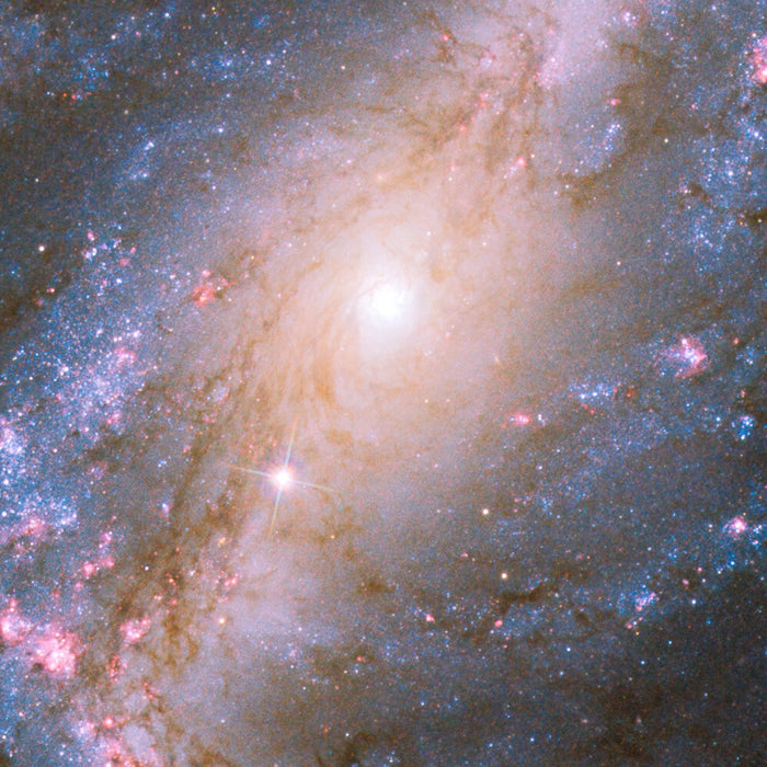 Barred Spiral Galaxy NGC 6217 – Hubble Space Telescope Image