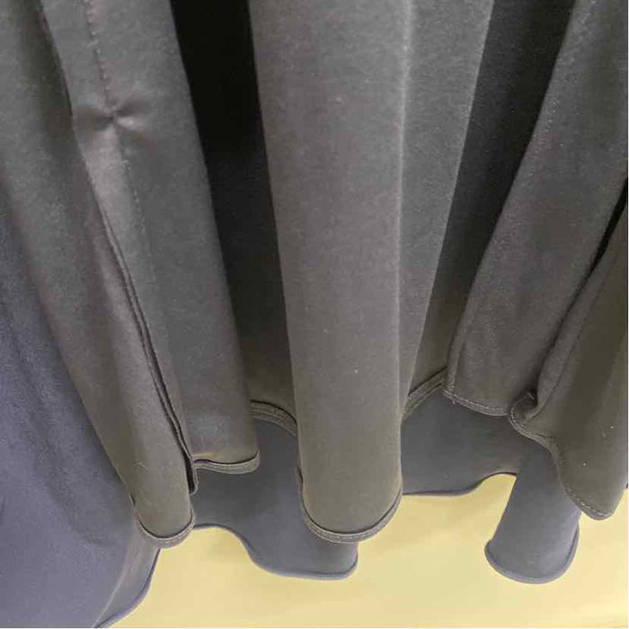 Betsy Adam Size 16-XL Women's Navy Solid Maxi-Long Sleeve Dress