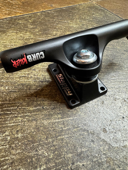 Black Curb Killer Inverted 8.5” Trucks