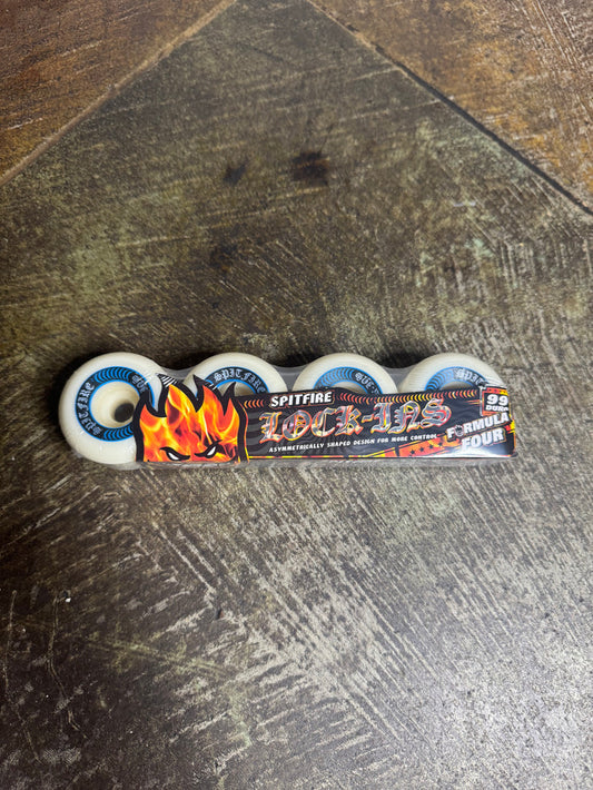 Blue F4 99A Lock-Ins 52mm Wheels