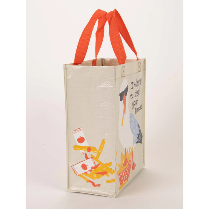 Blue Q Handy Tote 'I'm Here to Steal Your Snacks'