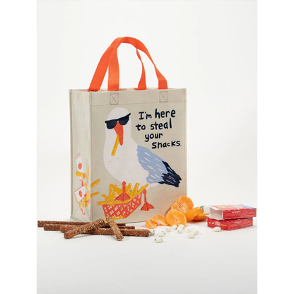 Blue Q Handy Tote 'I'm Here to Steal Your Snacks'