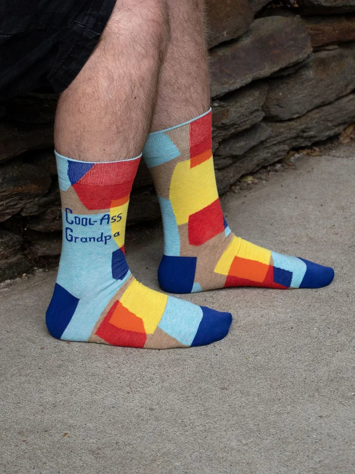 Blue Q Men's Socks 'Cool Ass Grandpa'