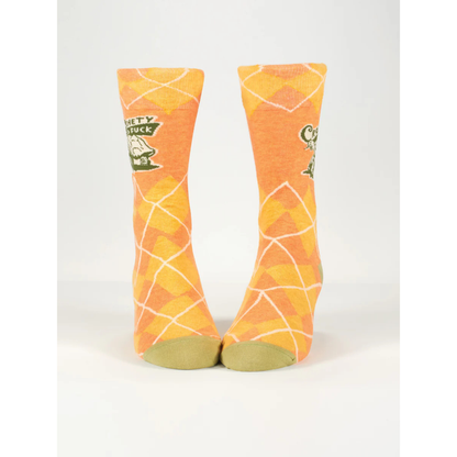 Blue Q Men's Socks 'Crotchety Old Fuck'