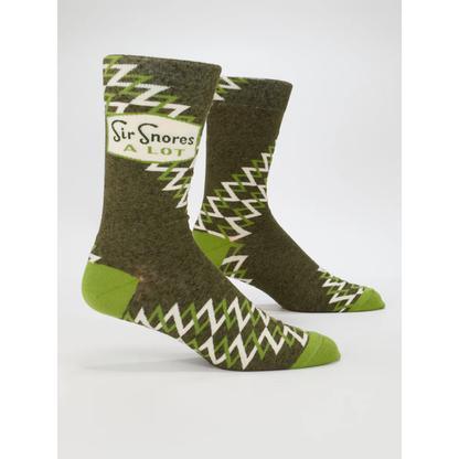 Blue Q Men's Socks Sir Snores a Lot