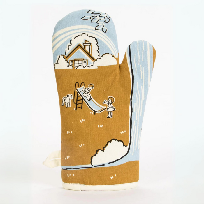 Blue Q Oven Mitt 'I Love My Asshole Kids'