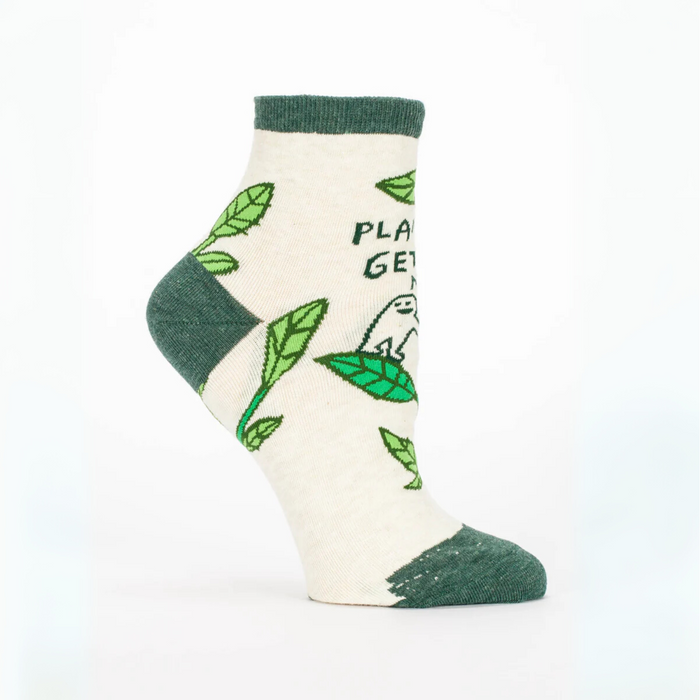 Blue Q Women's Ankle Socks 'Plants Get Me'