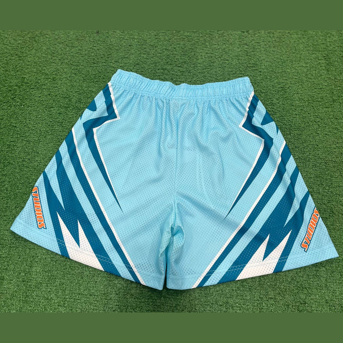 Bravest Studios Moto Shorts Blue, Shorts - Supra Sneakers