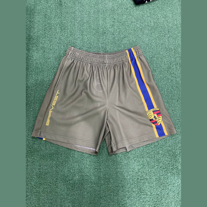 Bravest Studios Olive Racing Shorts, Shorts - Supra Sneakers