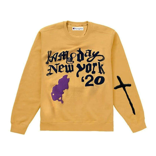 Cactus Plant Flea Market Yams Day In Loving Memory L/S Tee Yellow - Supra Sneakers