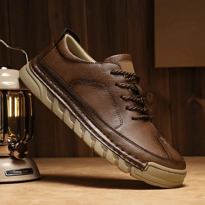 Caleb Leather Trainers
