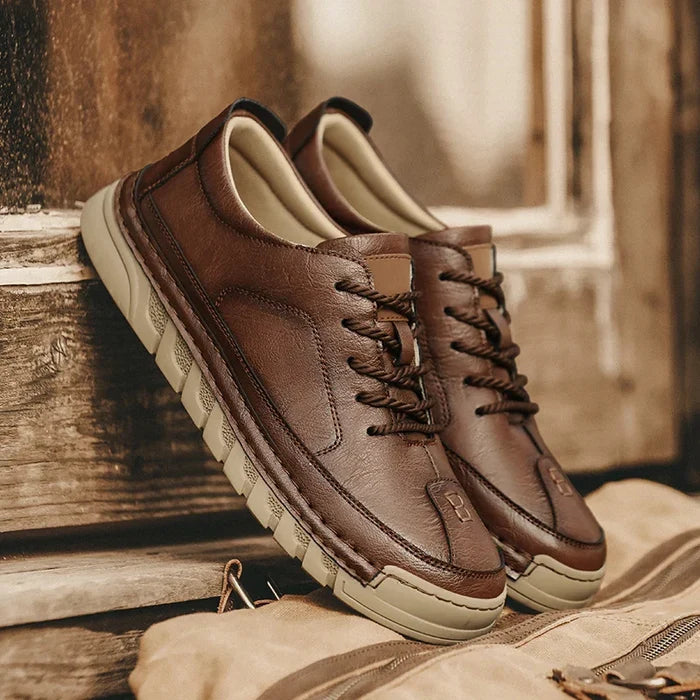Caleb Leather Trainers