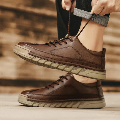 Caleb Leather Trainers