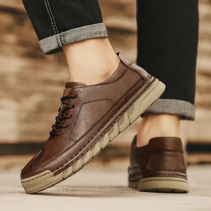 Caleb Leather Trainers