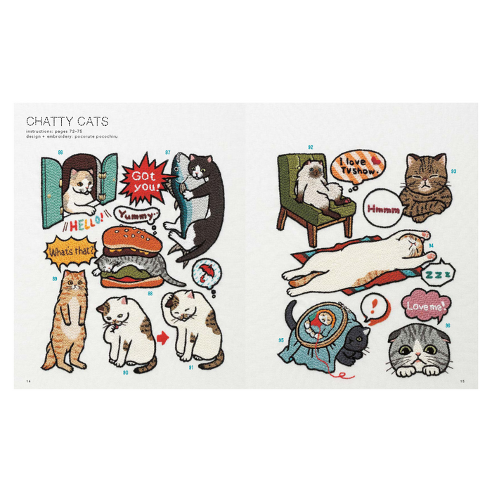 Cat Lady Embroidery: 380 Ways to Stitch a Cat Book