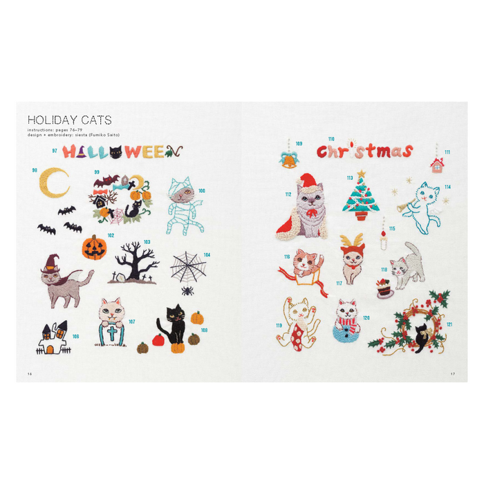Cat Lady Embroidery: 380 Ways to Stitch a Cat Book