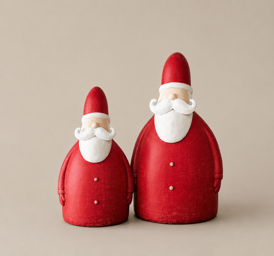 Cement Santa Claus