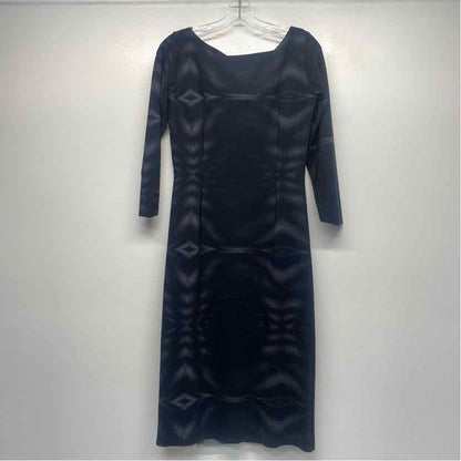 Chiara Boni La Petite Robe Size 46- L Women's Black-Gray Pattern Sheath Dress