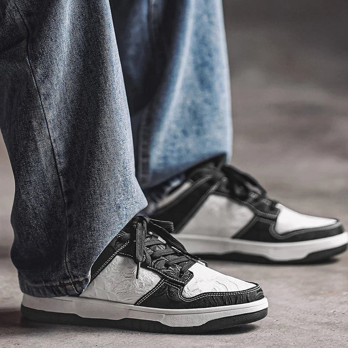 Clive Leather Trainers