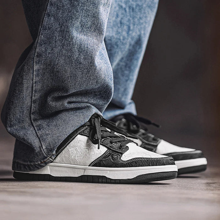 Clive Leather Trainers
