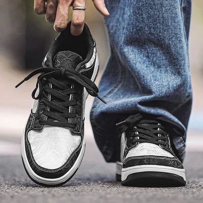 Clive Leather Trainers