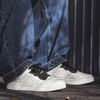 Clive Leather Trainers