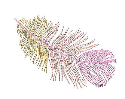 Colorful Feathers [4x4] 11502 Machine Embroidery Designs