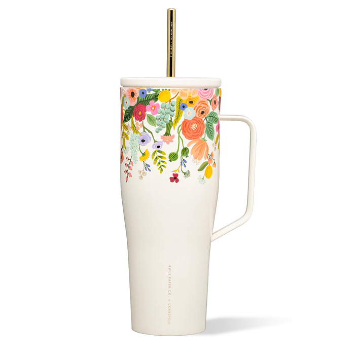Corkcicle 30 oz. Cold Cup XL Rifle - Garden Party Cream