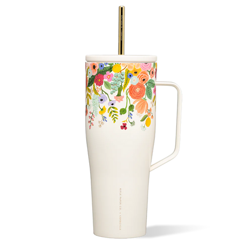 Corkcicle 30 oz. Cold Cup XL Rifle - Garden Party Cream