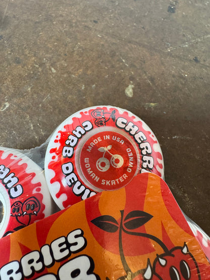 Curb Devils White 54mm 99A Wheels