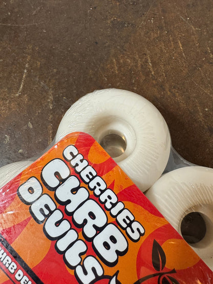 Curb Devils White 54mm 99A Wheels