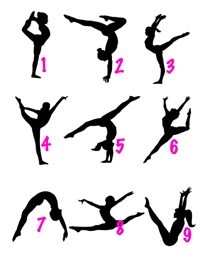 Custom Gymnastics Cotton Headband - Flat (Non Sparkle) Letters!