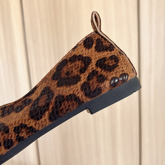 Daisy Vale Leather Flats