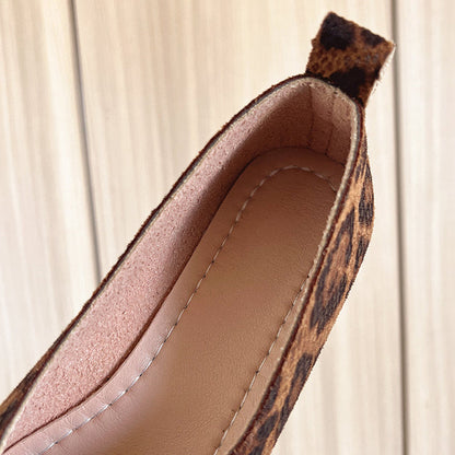 Daisy Vale Leather Flats