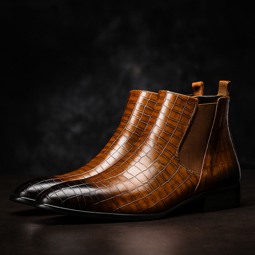 David Snakeskin Boots