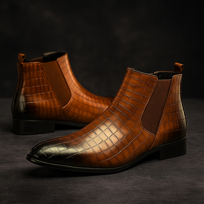David Snakeskin Boots