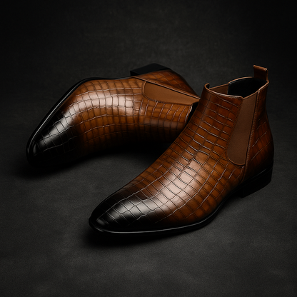 David Snakeskin Boots