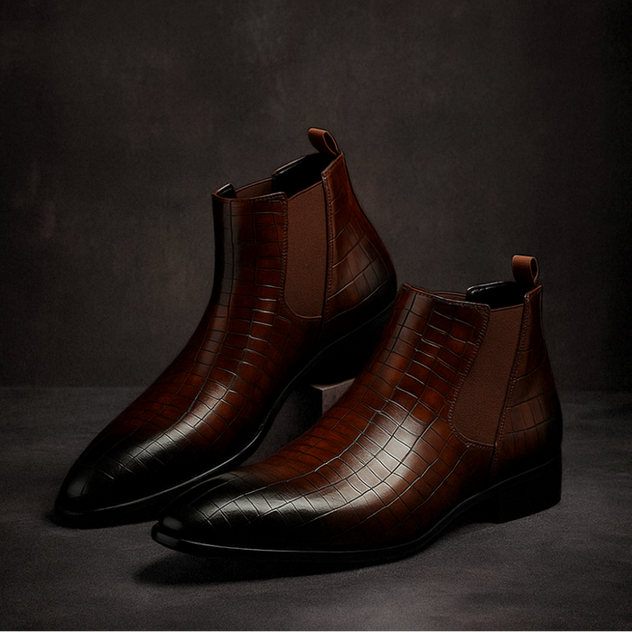 David Snakeskin Boots