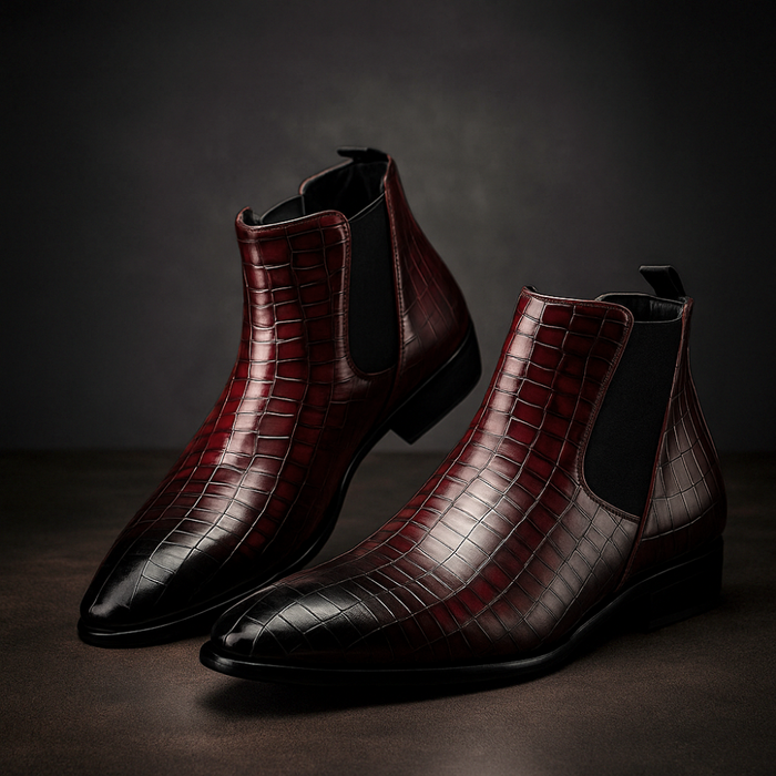 David Snakeskin Boots
