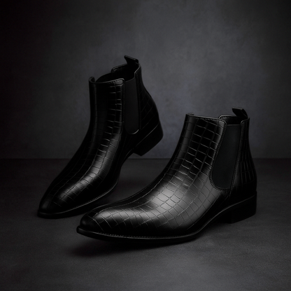 David Snakeskin Boots