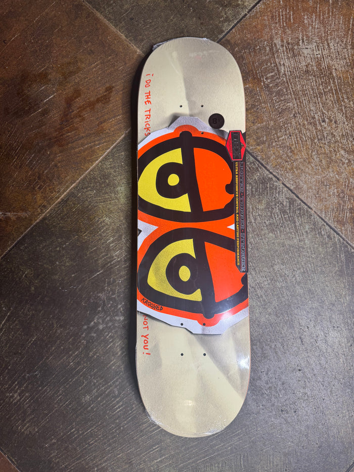 DBX Construction Eyes Bright Orange - 8.5 Deck