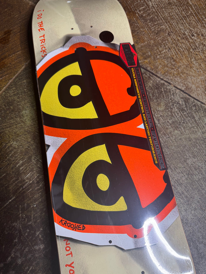 DBX Construction Eyes Bright Orange - 8.5 Deck