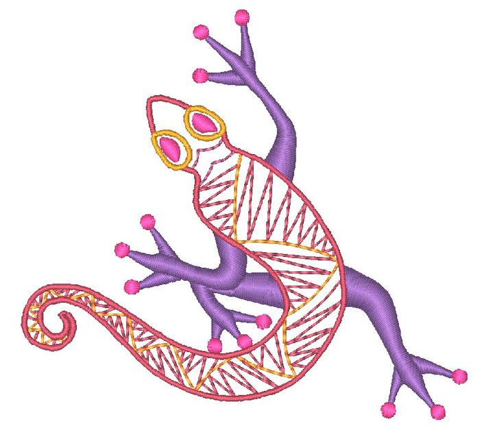 Deco Lizards-LM [4x4] 11754  Machine Embroidery Designs