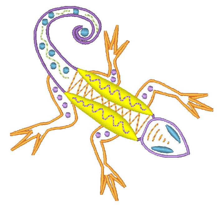 Deco Lizards-LM [4x4] 11754  Machine Embroidery Designs